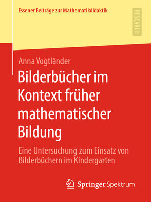 cover image of Bilderbücher im Kontext früher mathematischer Bildung